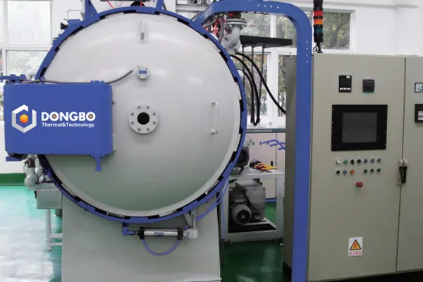 Horno horizontal de enfriamiento al vacío de doble cámara (enfriamiento con aceite)
