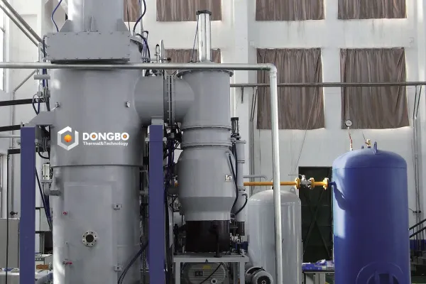 Horno vertical de enfriamiento al vacío de doble cámara (enfriamiento por agua)